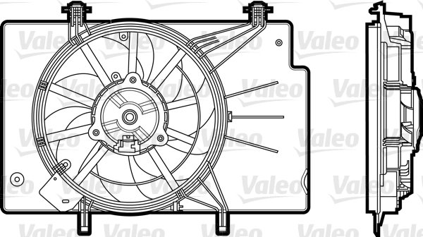 VENTILATOR RADIATOR RACIRE VALEO 696344 - Compatibil cu FORD, FORD AUSTRALIA