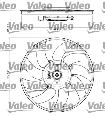 Ventilator radiator racire Valeo 696349