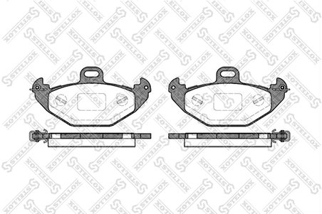 Set placute frana Stellox 697 000B-SX