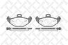 Set placute frana Stellox 697 000B-SX