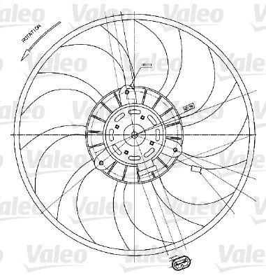 Ventilator radiator racire Valeo 698424