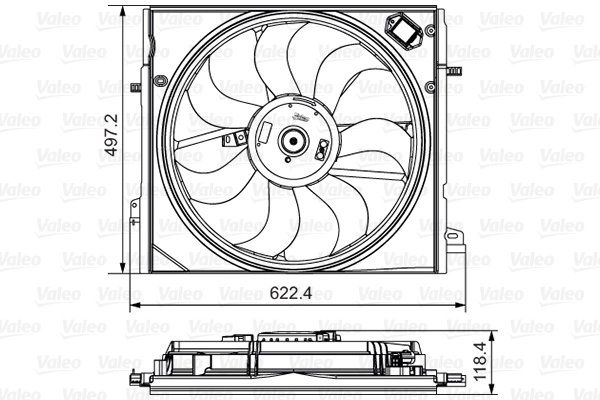 Ventilator radiator racire Valeo 698582
