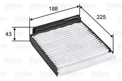 FILTRU AER HABITACLU VALEO 698753 - Compatibil cu DACIA, LADA, NISSAN, RENAULT