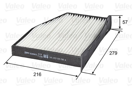 Filtru aer habitaclu Valeo 698800