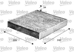 FILTRU AER HABITACLU VALEO 698883 - Compatibil cu FORD, FORD AUSTRALIA
