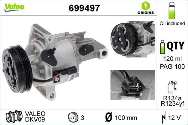 Compresor climatizare Valeo 699497