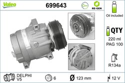 Compresor climatizare Valeo 699643