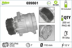 Compresor climatizare Valeo 699861