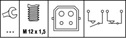 Comutator lumini frana HELLA 6DD 008 622-351