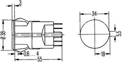 COMUTATOR  LUMINI DE AVARIE HELLA 6HF 002 372-041 - Compatibil cu MERCEDES-BENZ