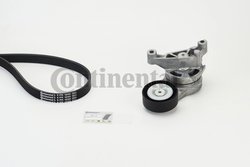 SET CUREA TRANSMISIE CU CANELURI CONTINENTAL 6PK1050K2 - Compatibil cu AUDI, SEAT, SKODA, VW