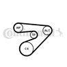 Set curea transmisie cu caneluri CONTINENTAL 6PK1453K2