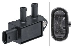 SENZOR PRESIUNE GAZE EVACUARE HELLA 6PP 009 403-221 - Compatibil cu AUDI, MAN, SEAT, SKODA, VW