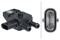 Senzor presiune gaze evacuare HELLA 6PP 009 403-421