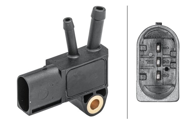 Senzor presiune gaze evacuare HELLA 6PP 009 409-171