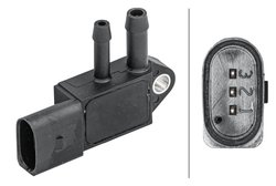 SENZOR PRESIUNE GAZE EVACUARE HELLA 6PP 009 409-231 - Compatibil cu AUDI, PORSCHE, SKODA, VW