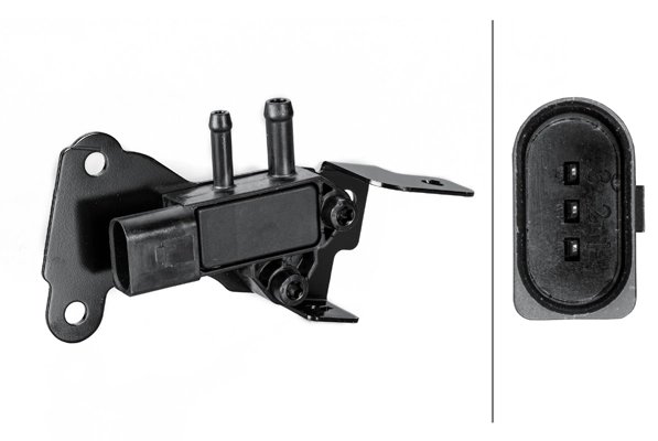 SENZOR PRESIUNE GAZE EVACUARE HELLA 6PP 009 409-331 - Compatibil cu CHEVROLET, OPEL, VAUXHALL