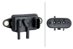 Senzor presiune gaze evacuare HELLA 6PP 009 409-391