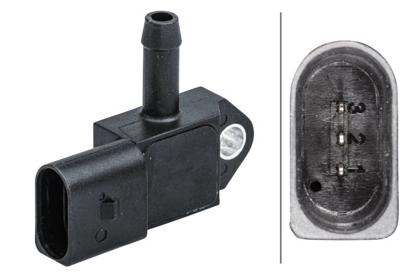 SENZOR PRESIUNE GAZE EVACUARE HELLA 6PP 009 409-591 - Compatibil cu AUDI, SEAT, SKODA, VW