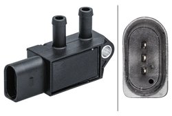 Senzor presiune gaze evacuare HELLA 6PP 009 409-631