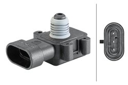 SENZOR PRESIUNE SUPRAALIMENTARE HELLA 6PP 358 152-131 - Compatibil cu RENAULT, VOLVO