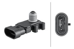 SENZOR PRESIUNE SUPRAALIMENTARE HELLA 6PP 358 152-141 - Compatibil cu BUICK, CHEVROLET, OLDSMOBILE, PONTIAC, TOYOTA