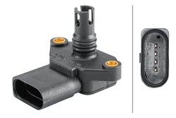 SENZOR PRESIUNE GALERIE ADMISIE HELLA 6PP 358 152-161 - Compatibil cu AUDI, SEAT, SKODA, VW