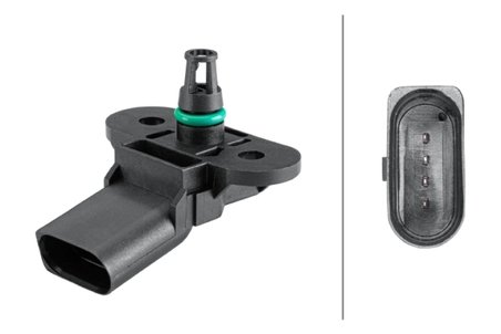 SENZOR PRESIUNE SUPRAALIMENTARE HELLA 6PP 358 152-221 - Compatibil cu AUDI, SEAT, SKODA, VW