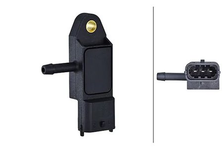 SENZOR PRESIUNE SUPRAALIMENTARE HELLA 6PP 358 152-571 - Compatibil cu DACIA, RENAULT