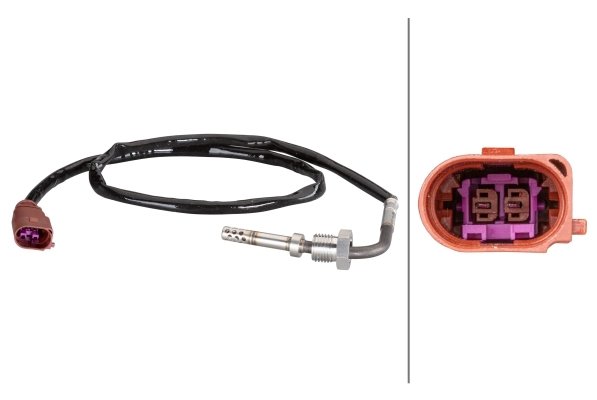 Senzor temperatura gaze evacuare HELLA 6PT 010 376-111