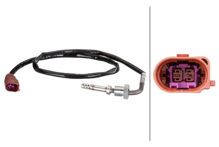 Senzor temperatura gaze evacuare HELLA 6PT 010 376-111