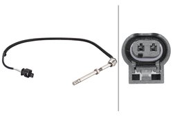 Senzor temperatura gaze evacuare HELLA 6PT 010 376-121
