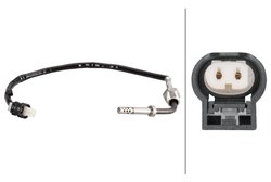 SENZOR TEMPERATURA GAZE EVACUARE HELLA 6PT 010 376-131 - Compatibil cu MERCEDES-BENZ