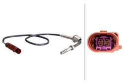 Senzor temperatura gaze evacuare HELLA 6PT 010 376-151
