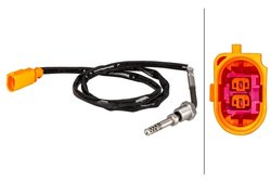 SENZOR TEMPERATURA GAZE EVACUARE HELLA 6PT 010 376-181 - Compatibil cu AUDI, SEAT, SKODA, VW