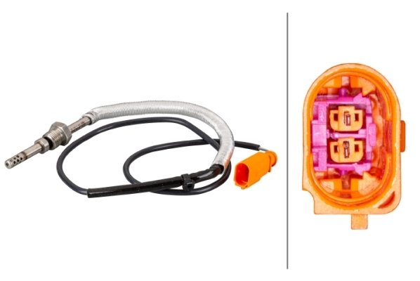 Senzor temperatura gaze evacuare HELLA 6PT 010 376-211