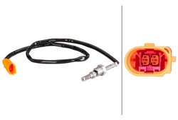 Senzor temperatura gaze evacuare HELLA 6PT 010 376-271