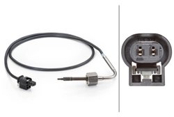 SENZOR TEMPERATURA GAZE EVACUARE HELLA 6PT 014 494-091 - Compatibil cu MERCEDES-BENZ