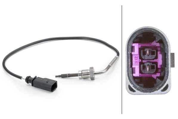 Senzor temperatura gaze evacuare HELLA 6PT 014 494-101