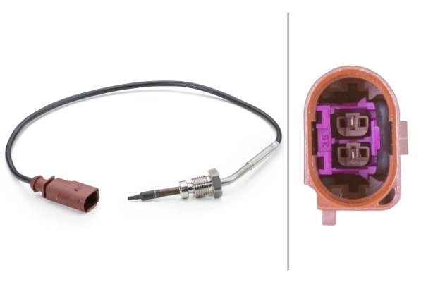 Senzor temperatura gaze evacuare HELLA 6PT 014 494-151