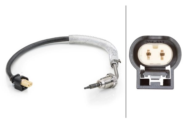 Senzor temperatura gaze evacuare HELLA 6PT 014 494-191