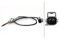 Senzor temperatura gaze evacuare HELLA 6PT 014 494-451