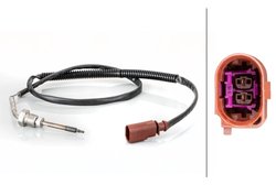 Senzor temperatura gaze evacuare HELLA 6PT 014 494-461