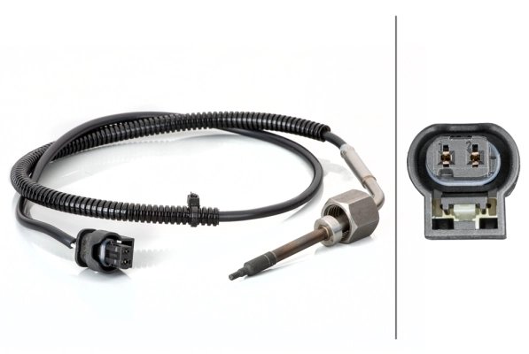 SENZOR TEMPERATURA GAZE EVACUARE HELLA 6PT 014 494-471 - Compatibil cu MERCEDES-BENZ, VW