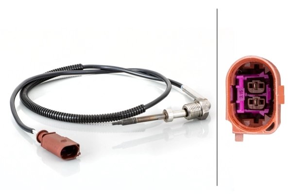 Senzor temperatura gaze evacuare HELLA 6PT 014 494-631