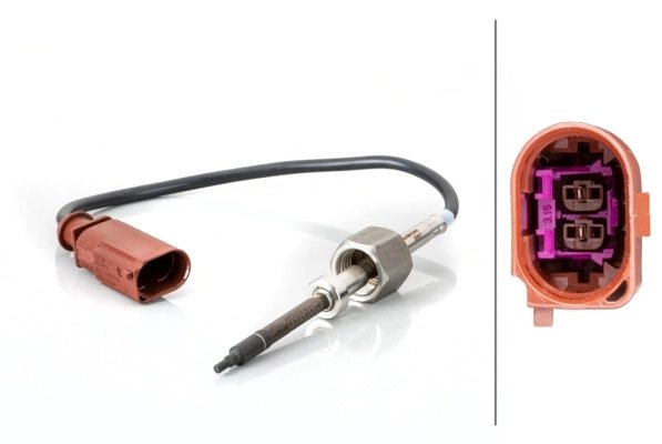Senzor temperatura gaze evacuare HELLA 6PT 014 495-051