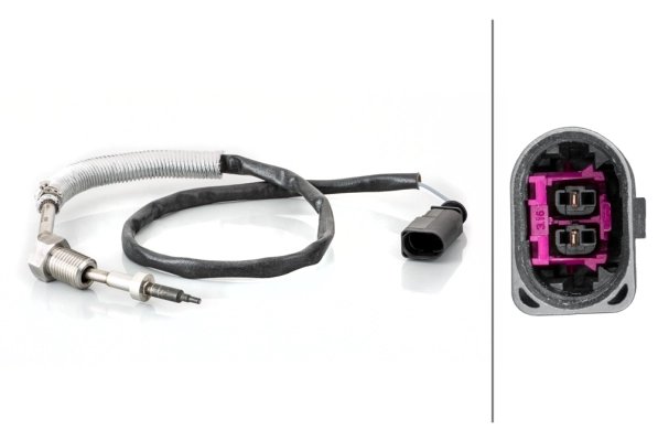 Senzor temperatura gaze evacuare HELLA 6PT 014 495-101