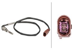 SENZOR TEMPERATURA GAZE EVACUARE HELLA 6PT 358 181-011 - Compatibil cu VW