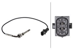 Senzor temperatura gaze evacuare HELLA 6PT 358 181-041