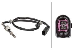 SENZOR TEMPERATURA GAZE EVACUARE HELLA 6PT 358 181-171 - Compatibil cu AUDI